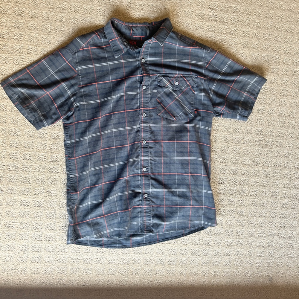 Mountain Hardwear Men’s Shirt, Short Sleeve, Size L